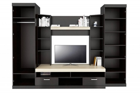 Стенка Мальта СТЛ.250.00 (Дуб феррара/Ясень шимо светлый)