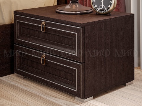 Тумба Прикроватная Элит-2 МДФ- 2 шт (Ш-500 мм x В-350 мм x Г-378 мм)/Разные Цвета 