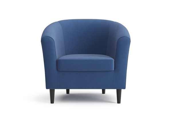 Кресло Вета велюр синий