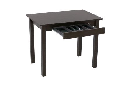 Стол обеденный с ящиком венге