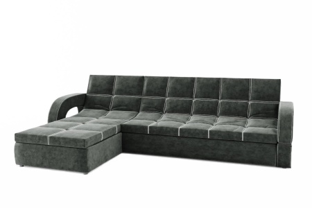 Диван Угловой Мадрид (Ш-2650 х Г-1800 х В-1000 мм/Спальное место 1350х2300 мм)/Разные Цвета