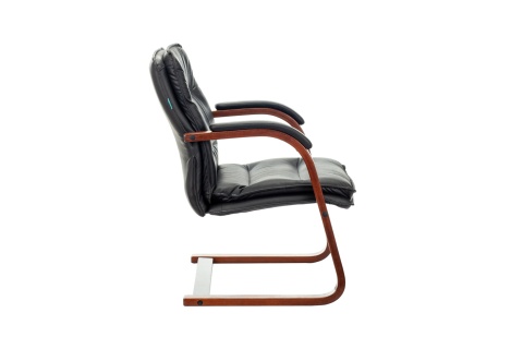 Кресло Бюрократ T-9927WALNUT-AV черное