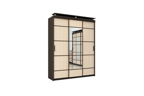 Шкаф-купе Фудзи 3-х створчатый 1500