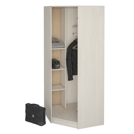 Шкаф Рига Угловой Разные Цвета/Ш-870 х В-2120 х Г-870 мм